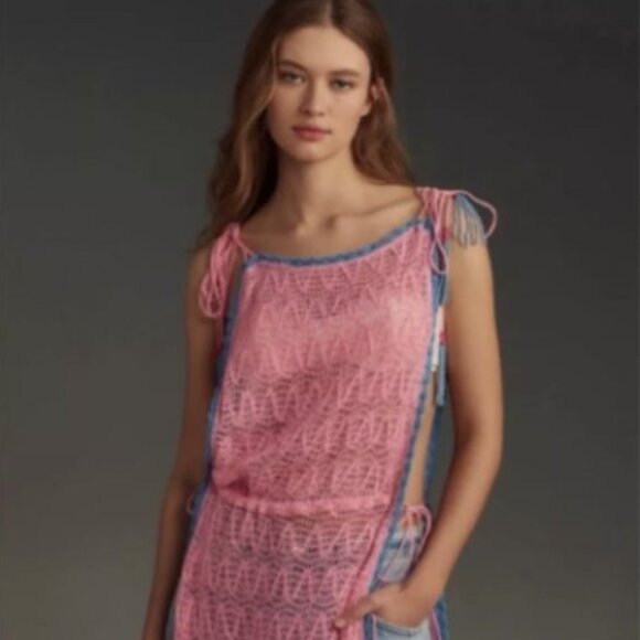 HOST PICK: Brand New By Anthropologie Crochet Side-Slit Tunic - Picture 5 of 9